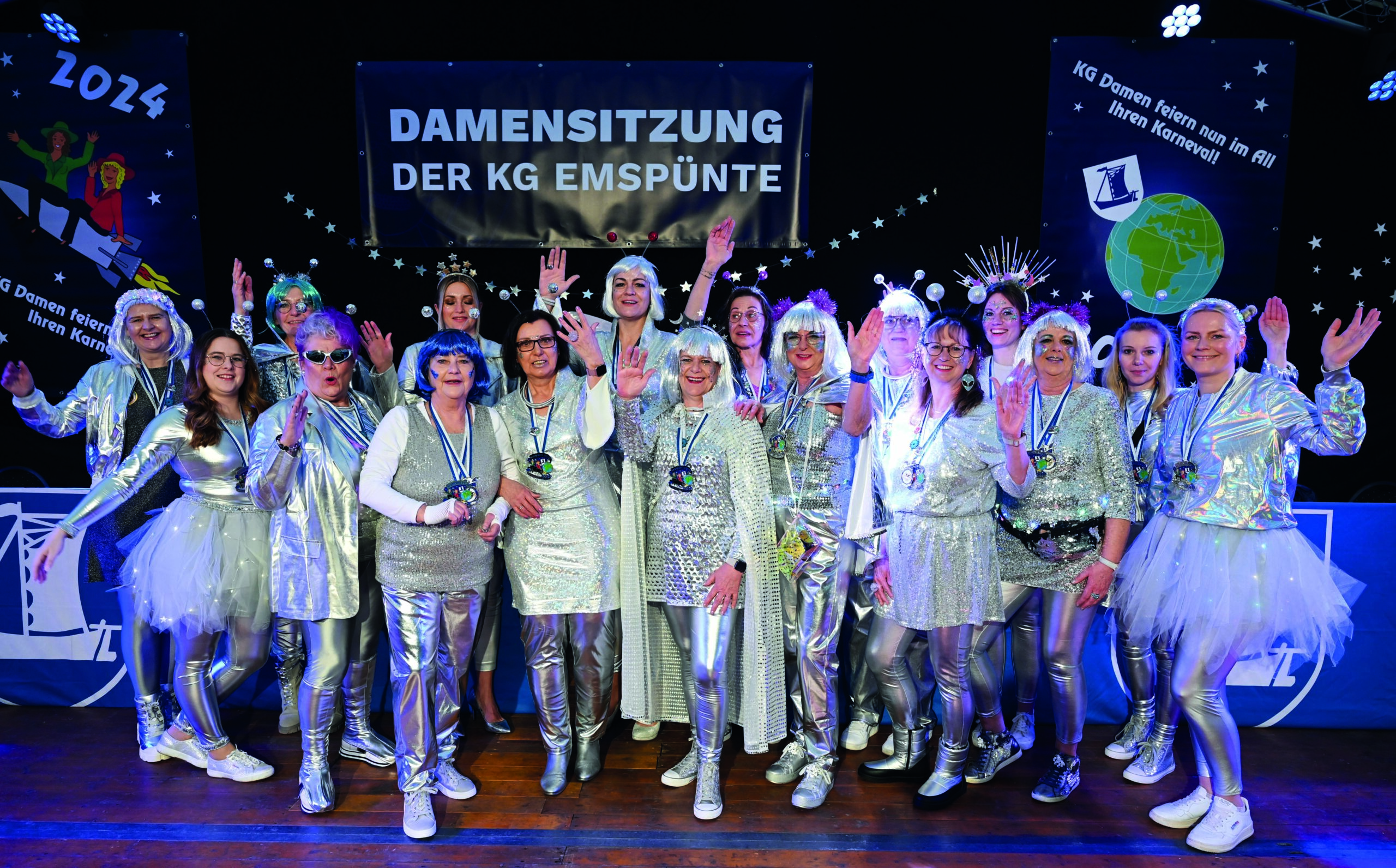 Damensitzung der KG Emspünte Greven 2024